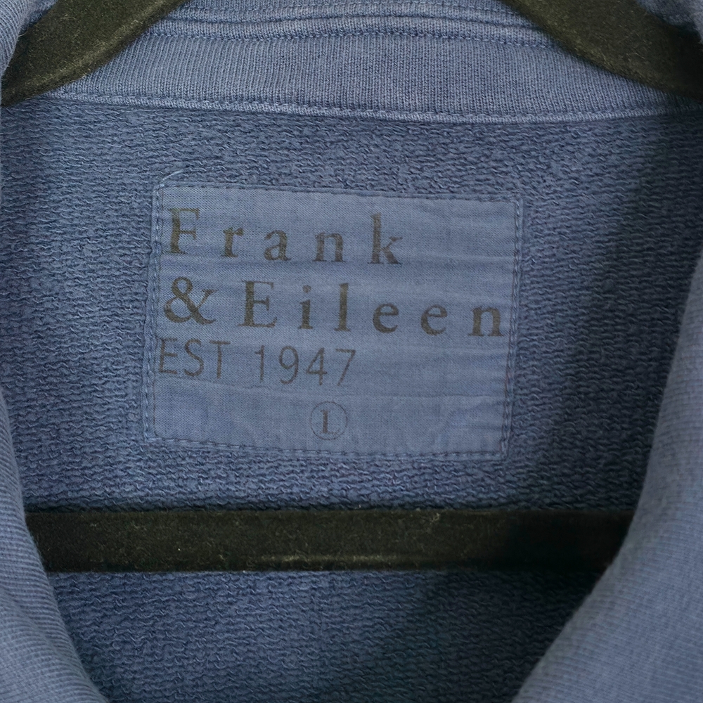 Frank & Eileen Belfast Jacket Atlantic Slate Blue Triple Fleece Peacoat Size L - Picture 3 of 7